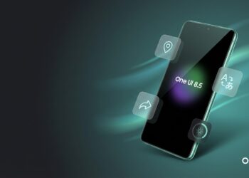 Smartphone displaying One UI 8.5